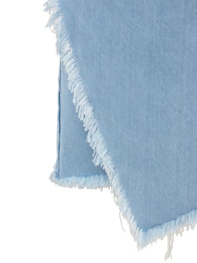 Marques'Almeida: Vestido denim con bajo deshilachado