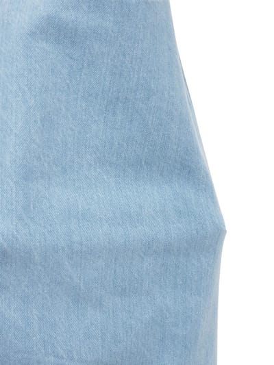 Marques'Almeida: Vestido denim con bajo deshilachado