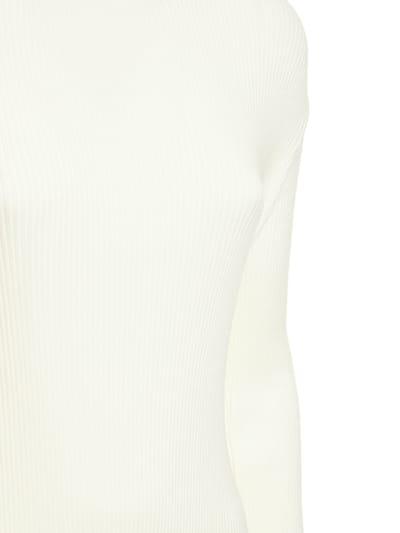 Mach & Mach: Long ribbed knit dress