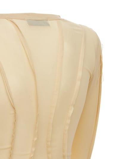 Sami Miro Vintage: Miniabito stretch con cuciture a vista