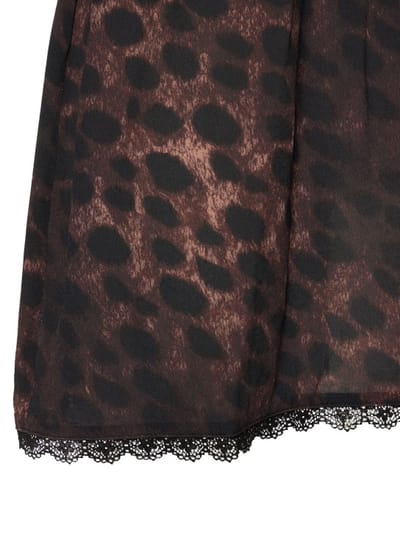Weworewhat: Mini abito animalier con cut out