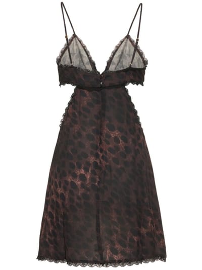Weworewhat: Mini abito animalier con cut out
