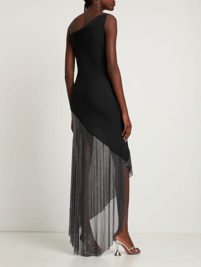 Giuseppe Di Morabito: Asymmetric long dress with crystals