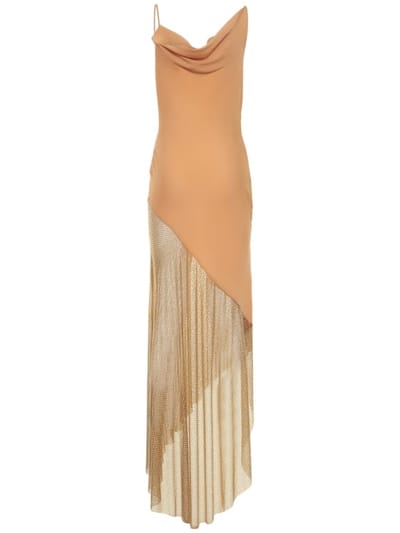 Giuseppe Di Morabito: Asymmetric long dress with crystals
