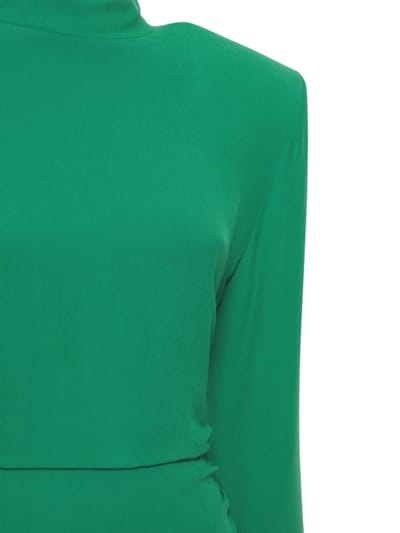 Giuseppe Di Morabito: Midi dress with feather trim
