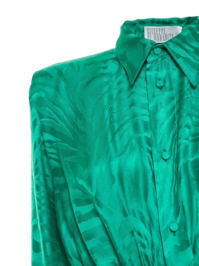 Giuseppe Di Morabito: Draped mini shirt dress