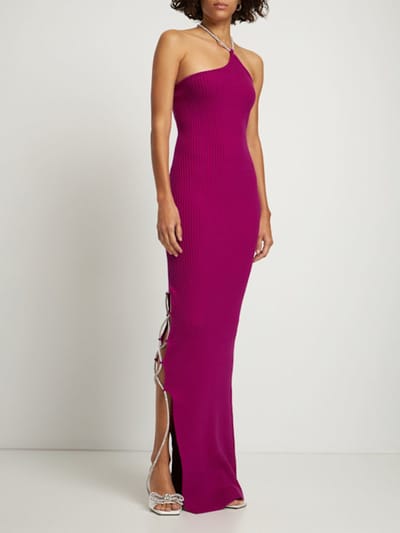 Giuseppe Di Morabito: Ribbed knit maxi dress