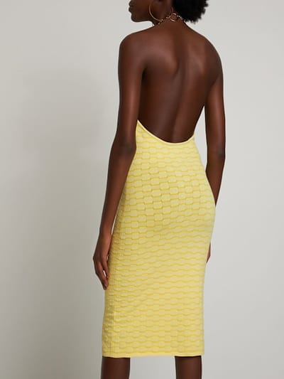 Musier Paris: Midi-Strickkleid mit Kettendetail