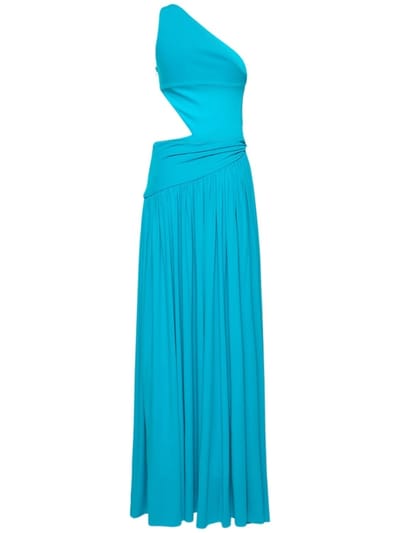 Michael Kors Collection: One-shoulder cut-out maxi dress
