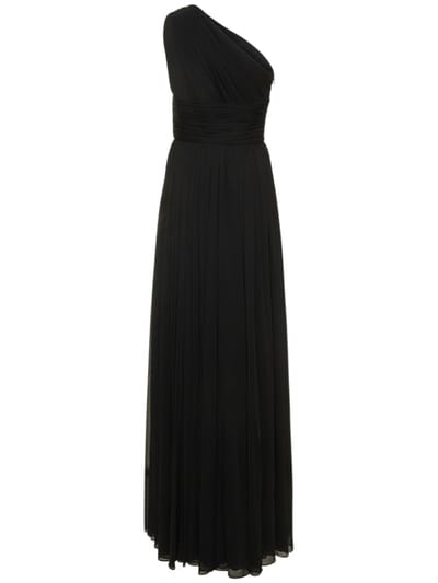 Michael Kors Collection: Draped one-shoulder maxi dress