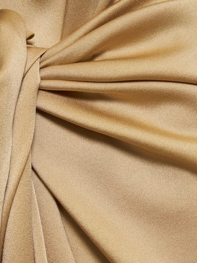 Michael Kors Collection: Knotted midi shirt dress