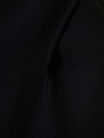 Michael Kors Collection: Wool midi dress with crossover neckline