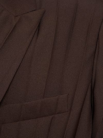 Valentino: 打褶双排扣夹克
