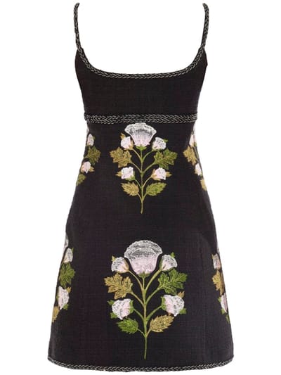 Giambattista Valli: Embroidered cotton mini dress