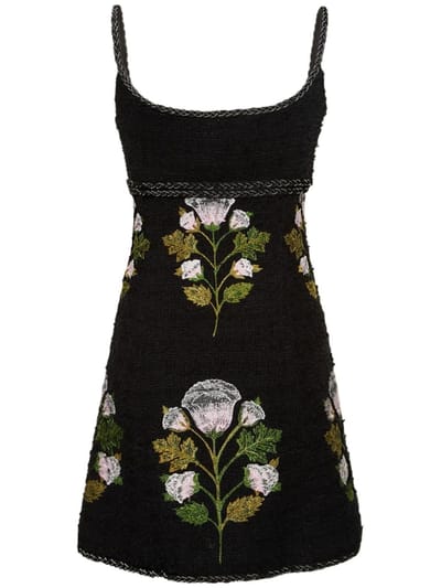 Giambattista Valli: Embroidered cotton mini dress