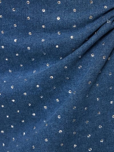 Giuseppe Di Morabito: Denim mini dress with crystals