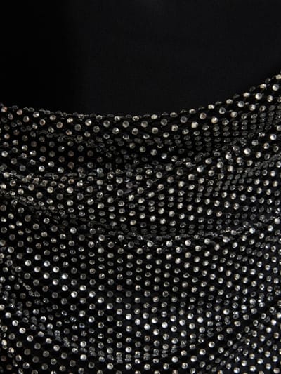 Giuseppe Di Morabito: Mini dress with crystals and draping