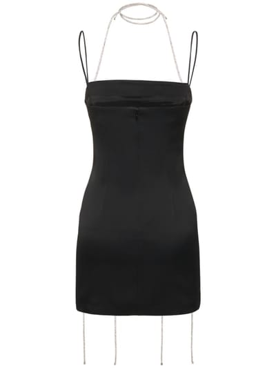 Giuseppe Di Morabito: Short dress with crystal lacing