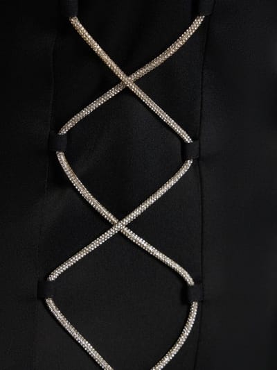 Giuseppe Di Morabito: Short dress with crystal lacing