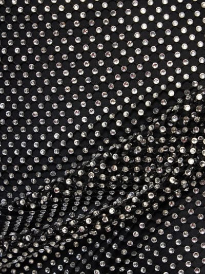 Giuseppe Di Morabito: Crystal-embellished mesh maxi dress