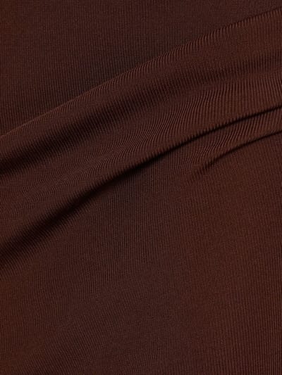 Aya Muse: Ribbed knit cut-out maxi dress