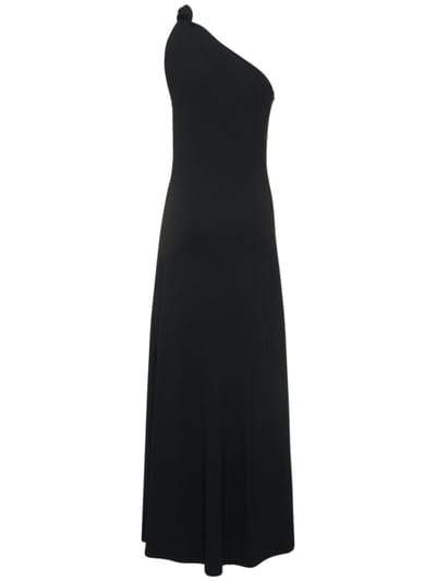 Bite Studios: One-shoulder maxi dress with knot