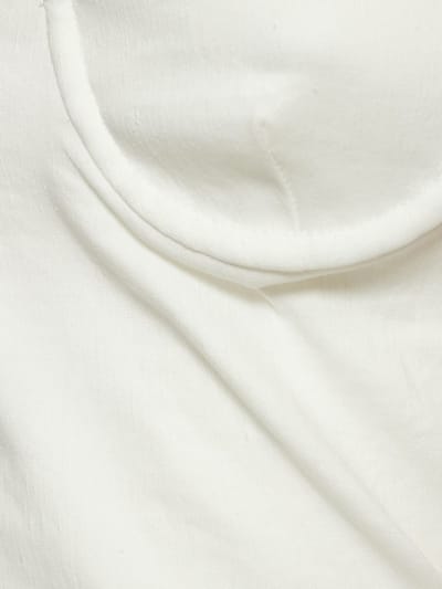 Anemos: Vestido midi en lino con corsé