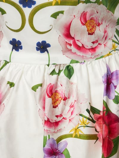 Borgo De Nor: Cotton maxi dress with puff sleeves