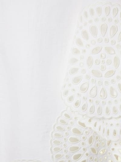 Stella McCartney: Robe courte en lin mélangé à découpes