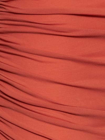 Nensi Dojaka: Abito lungo in cupro con cut-out