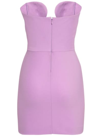 Nensi Dojaka: Abito corto strapless con cut-out
