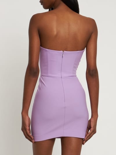 Nensi Dojaka: Abito corto strapless con cut-out