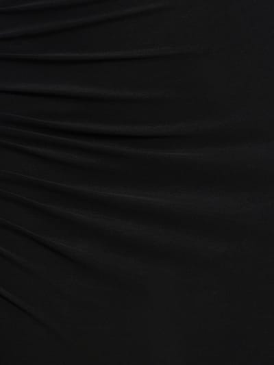 Nensi Dojaka: Vestito lungo in cupro con cut-out