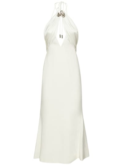 David Koma: Vestito lungo con scollo a V