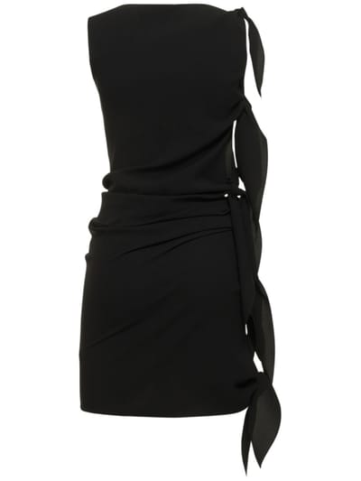 Petar Petrov: Draped silk short dress
