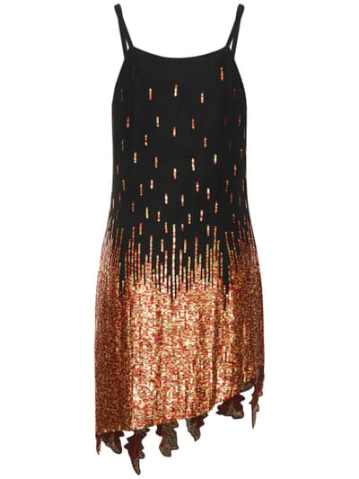 Giuseppe Di Morabito: Short dress with sequin embroidery