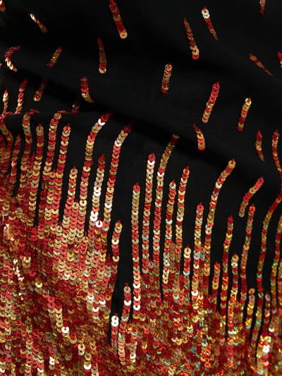 Giuseppe Di Morabito: Short dress with sequin embroidery
