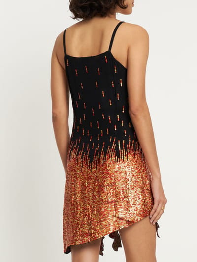 Giuseppe Di Morabito: Short dress with sequin embroidery