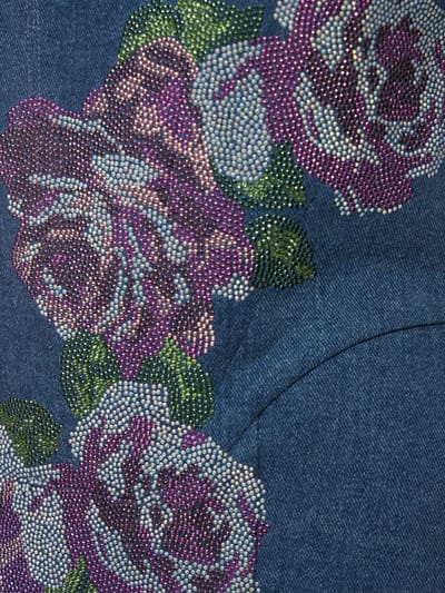Giuseppe Di Morabito: Denim mini dress with crystals