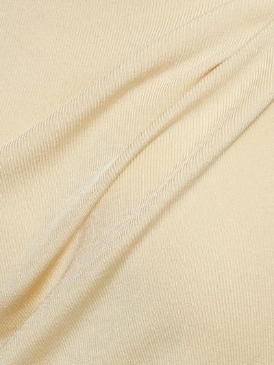 Aya Muse: Ribbed knit cut-out maxi dress
