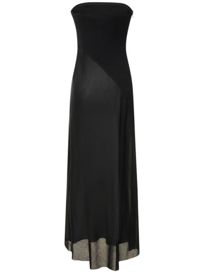 Gabriela Hearst: Merino wool strapless maxi dress