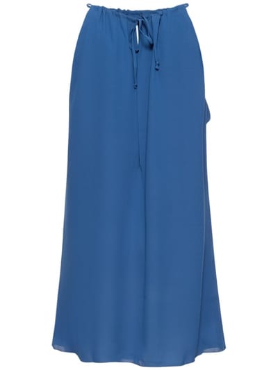 Alex Rivière Studio: Vestido corto de crepé con cuello halter