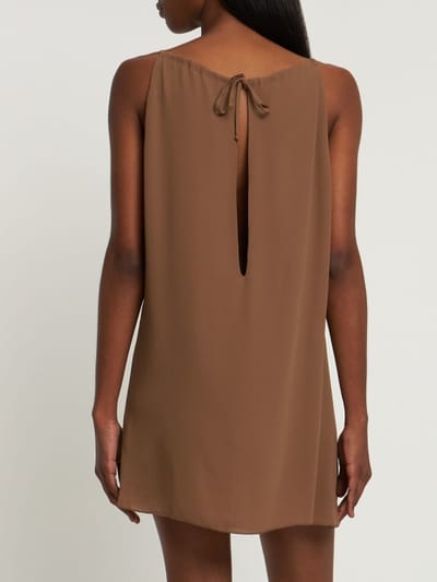 Alex Rivière Studio: Vestido corto de crepé con cuello halter