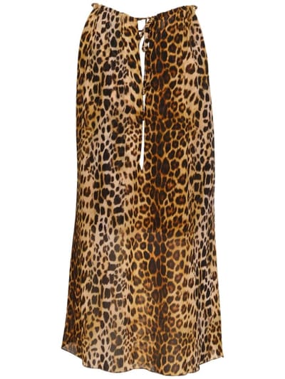 Alex Rivière Studio: Vestido corto con estampado animal