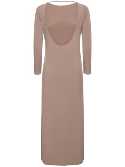 Alex Rivière Studio: Vestido largo con detalle cut out