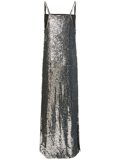 Marques'Almeida: Sequined maxi dress with thin straps