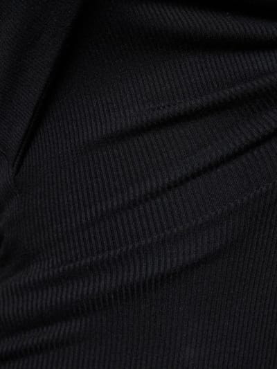 Alix Nyc: One-Shoulder-Midikleid aus Rippstrick