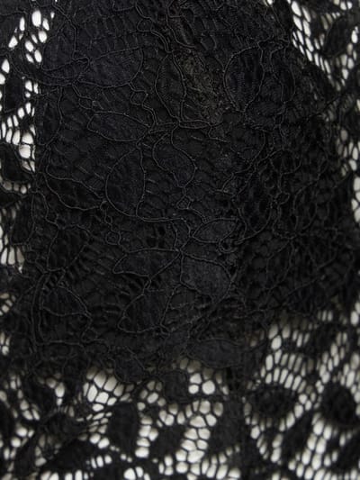 Musier Paris: Vestido largo halter con encaje