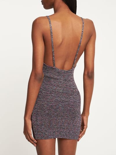 GCDS: Ribbed knit mini dress