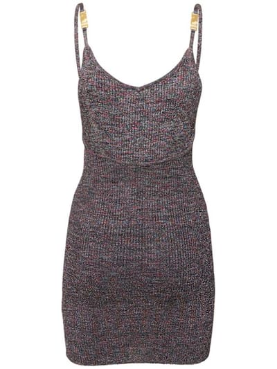 GCDS: Ribbed knit mini dress